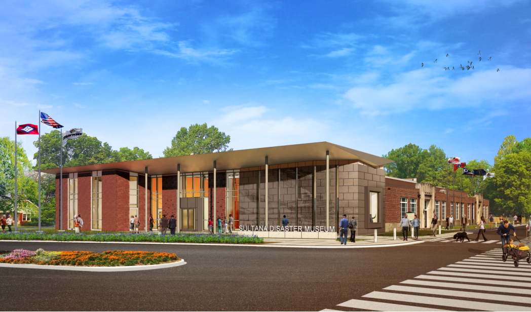 Rendering of the new Sultana Disaster Museum